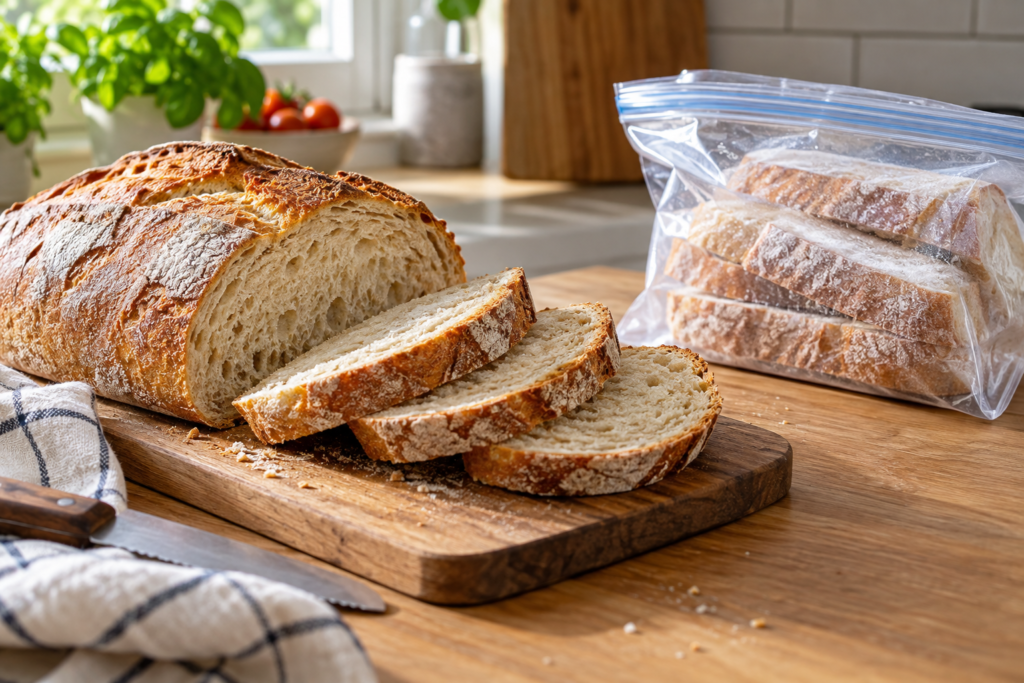 Brood en porties voor de vriezer